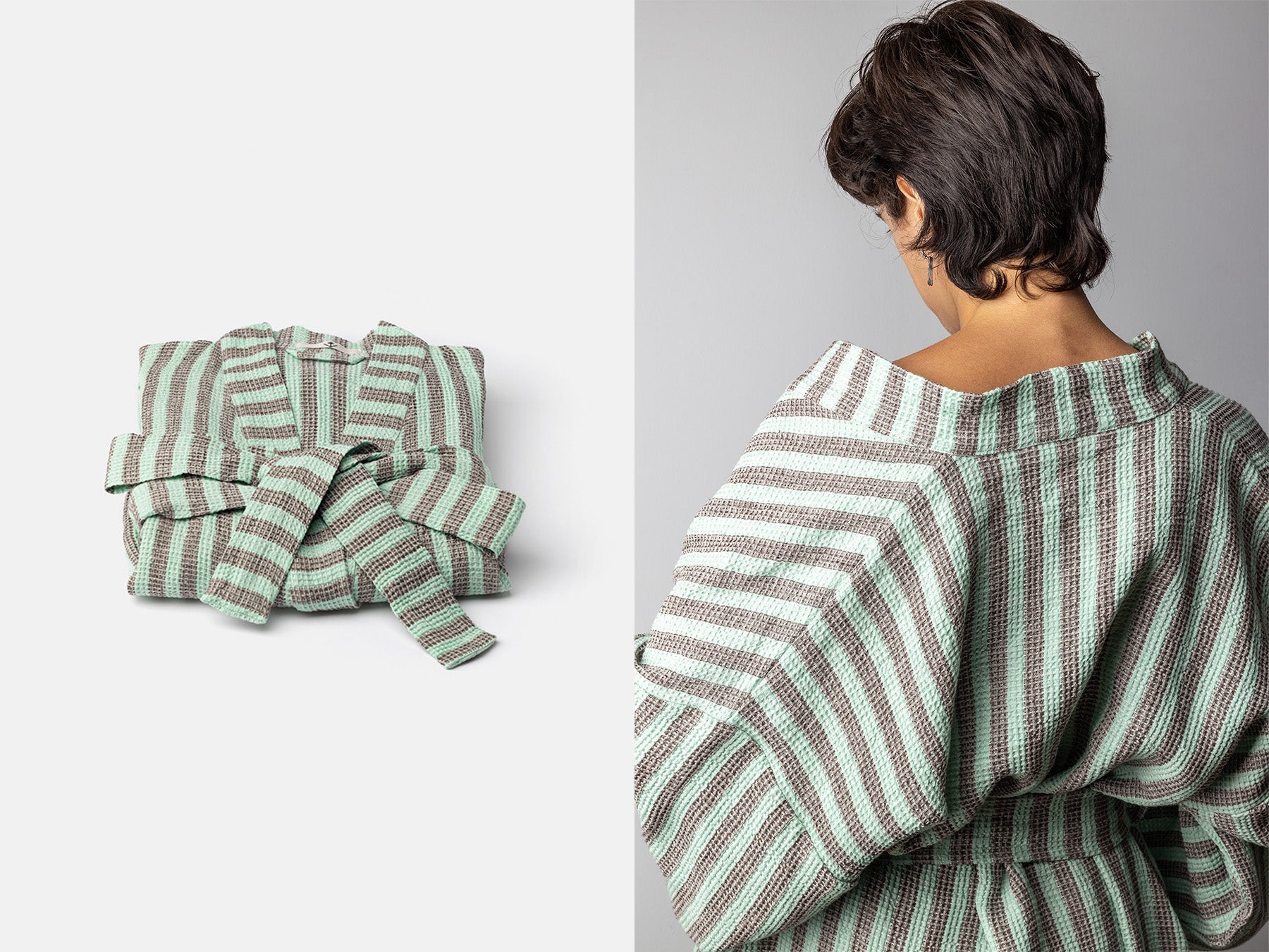 Waffle Linen Bathrobes