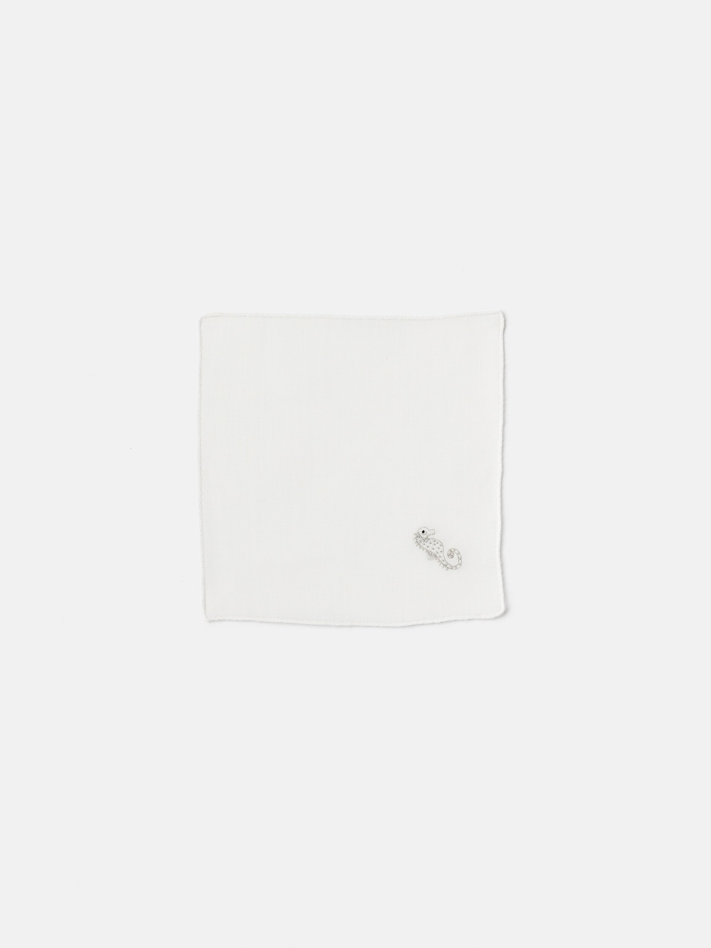 "Seahorse" cocktail napkin