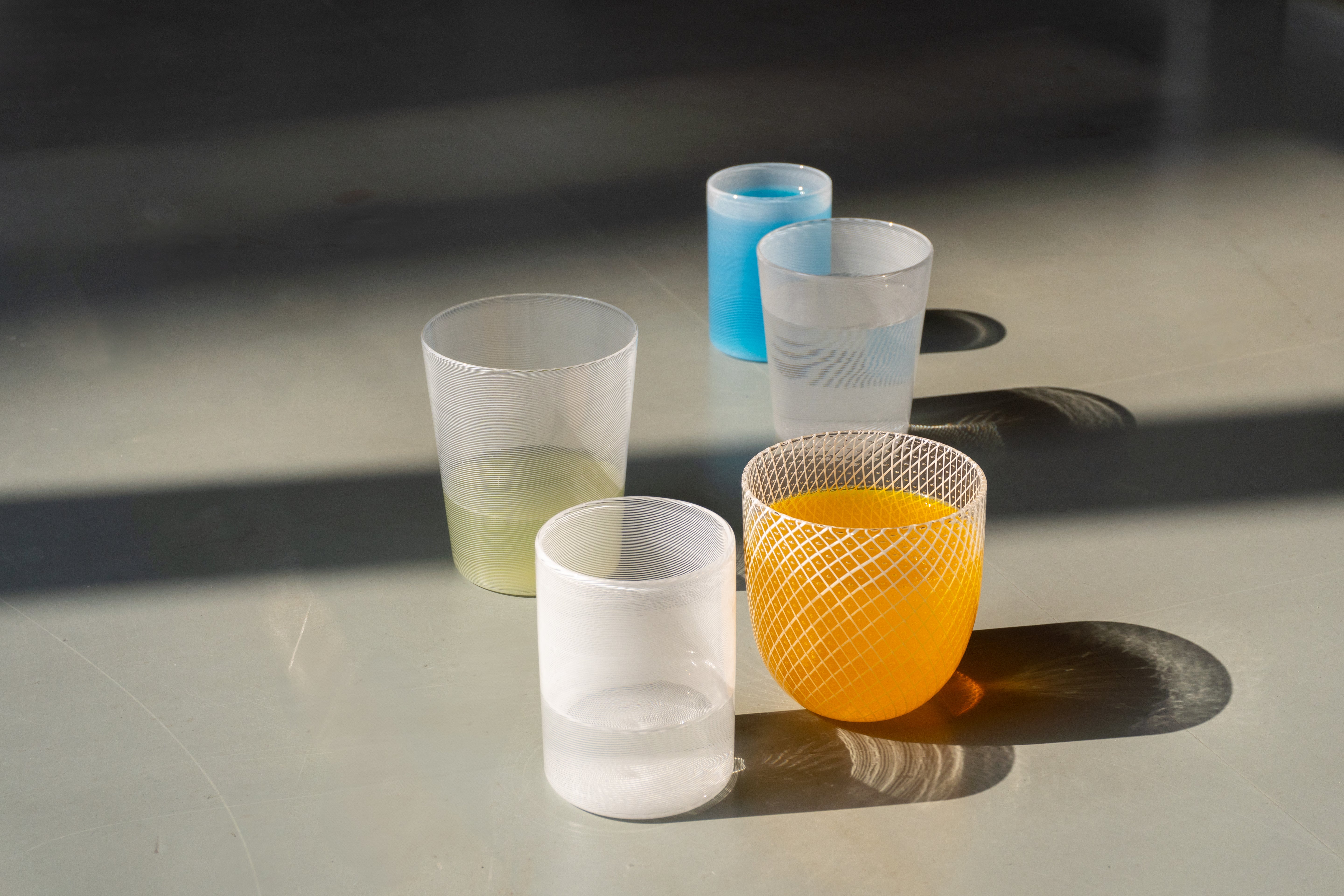 "Filigrana cilindrico" wine glass