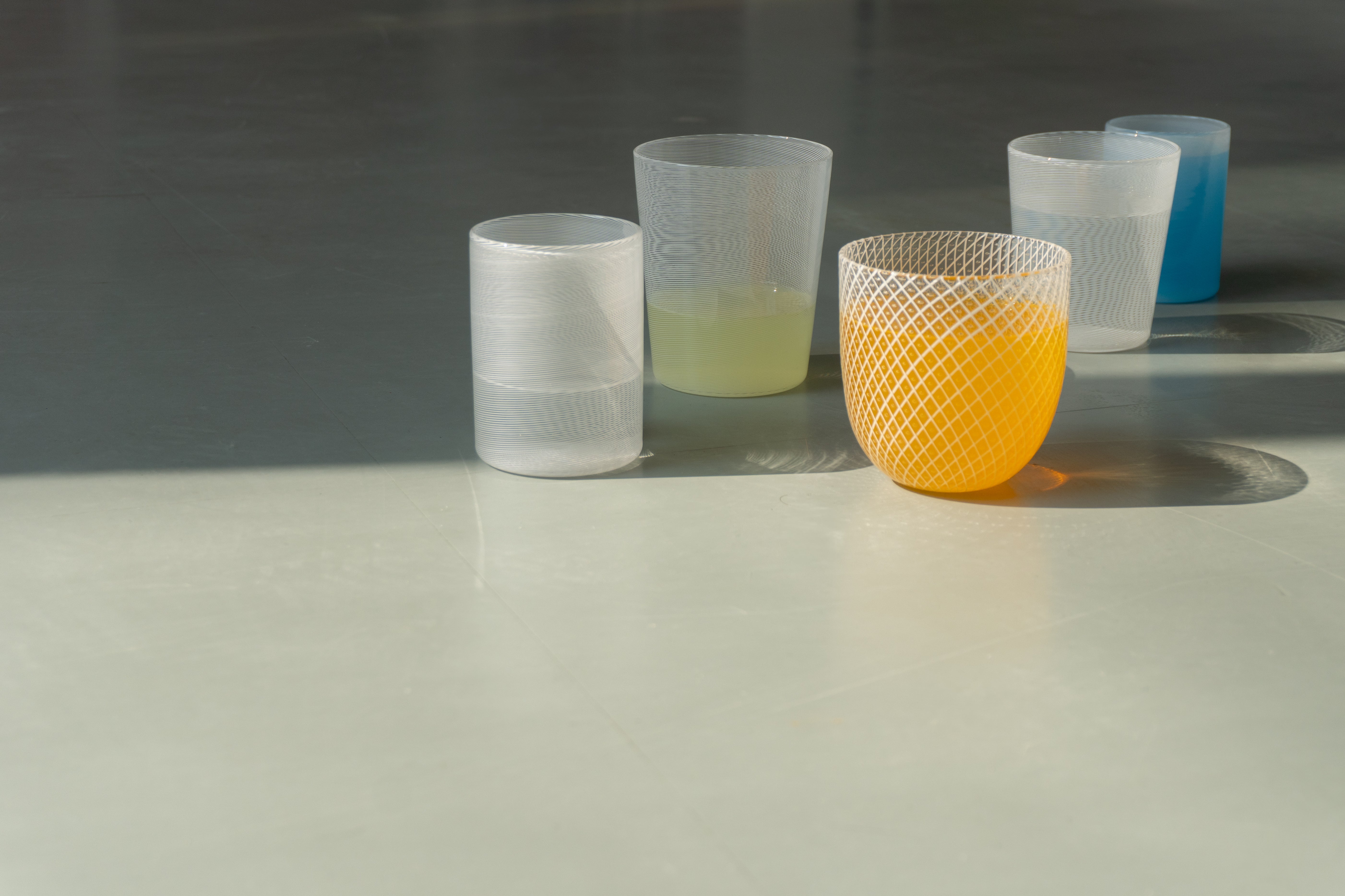"Reticello" goto glass