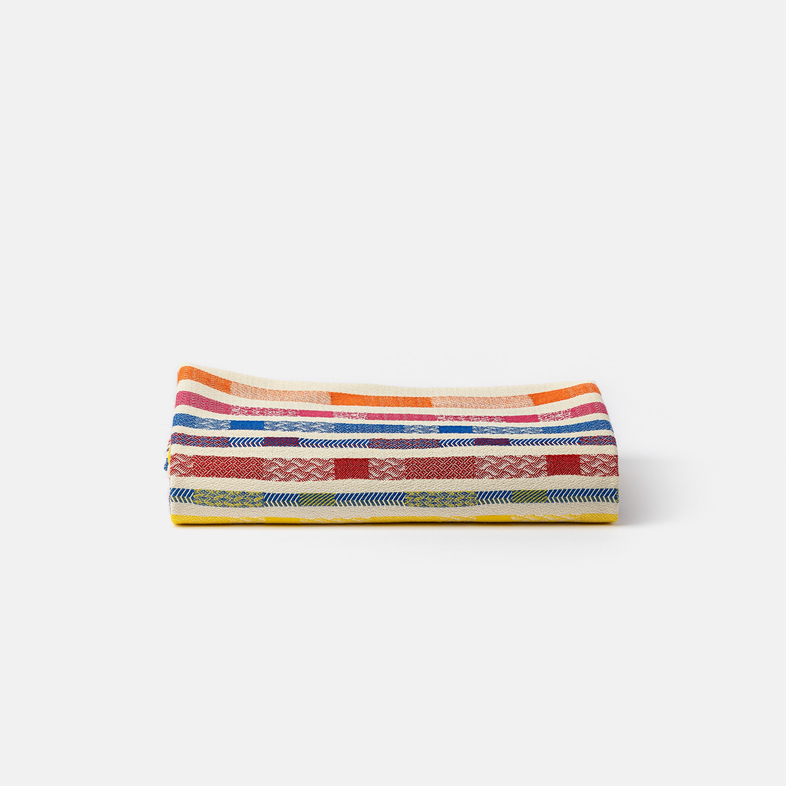"Aurea Aspen" wool throw in Multicolor