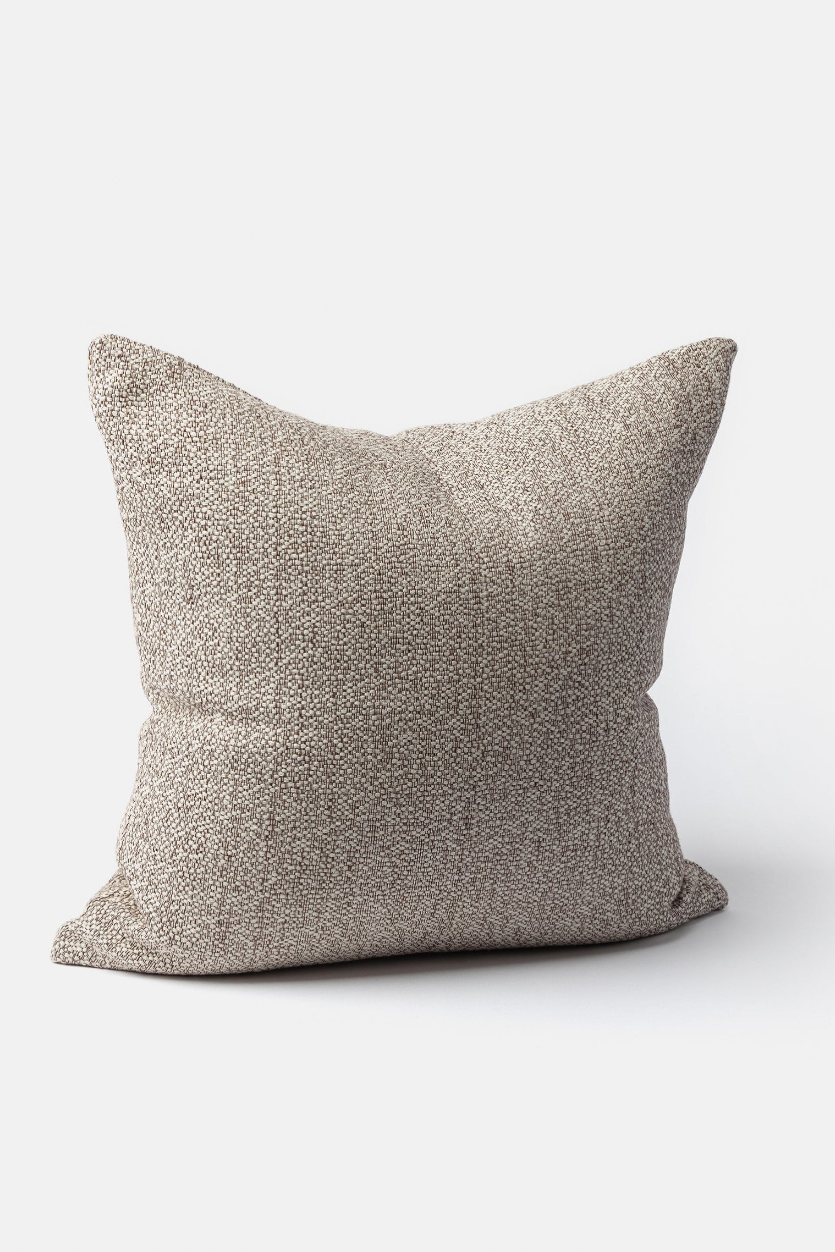 "Catenella" cushion in Bianco Uovo