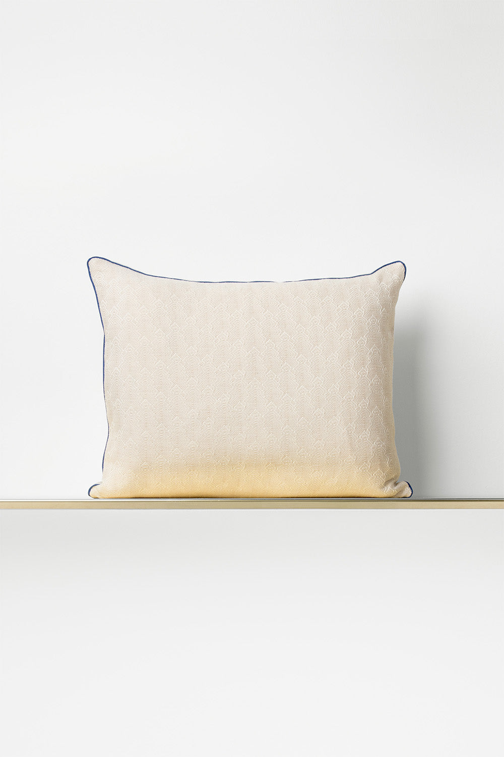 "F28" square cushion cover in White