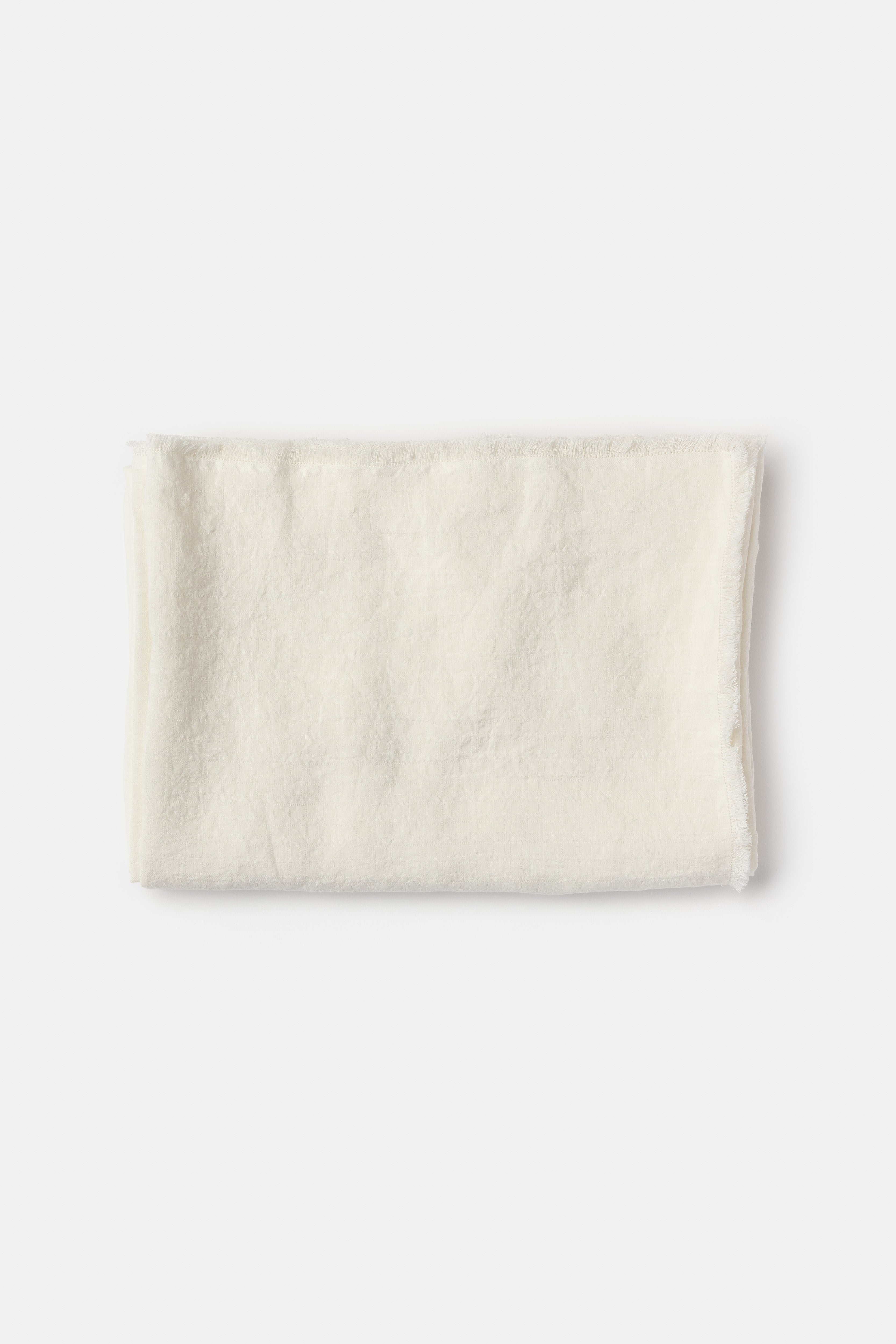 "Galia" tablecloth in White 1/4