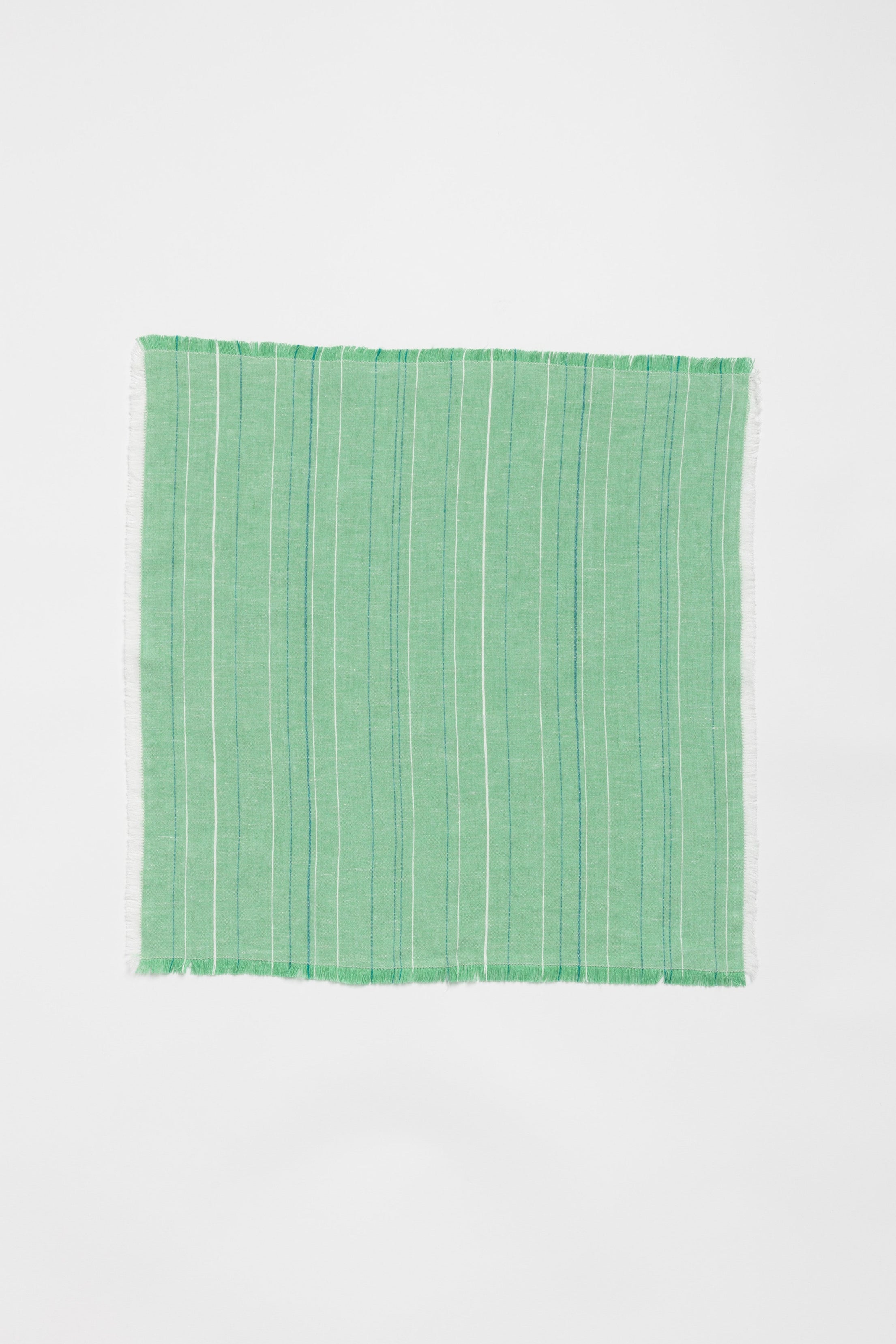 "Greta" napkin in Erba Green