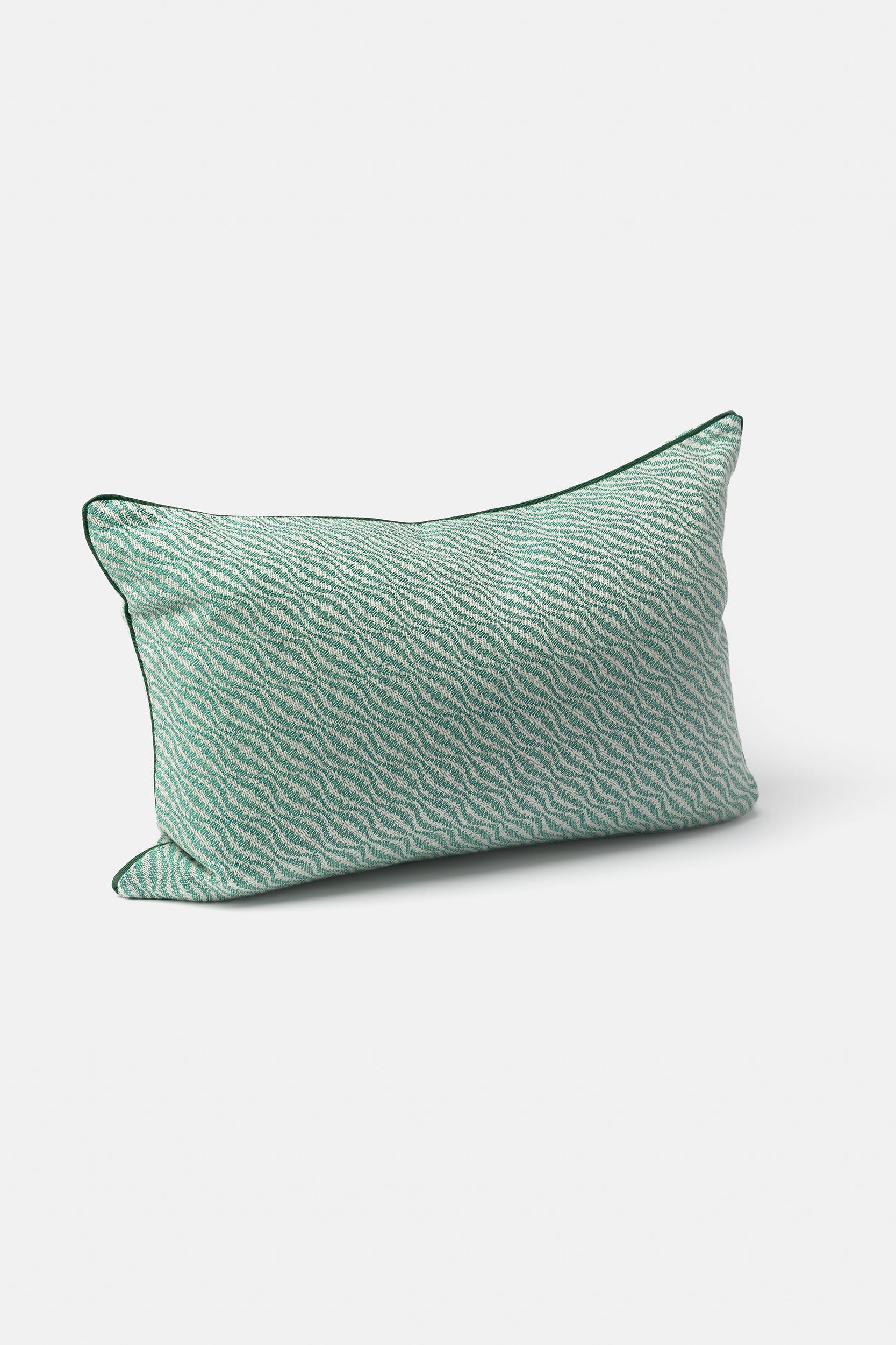 "Lale 11" rectangular cushion cover in Verde Viridiano