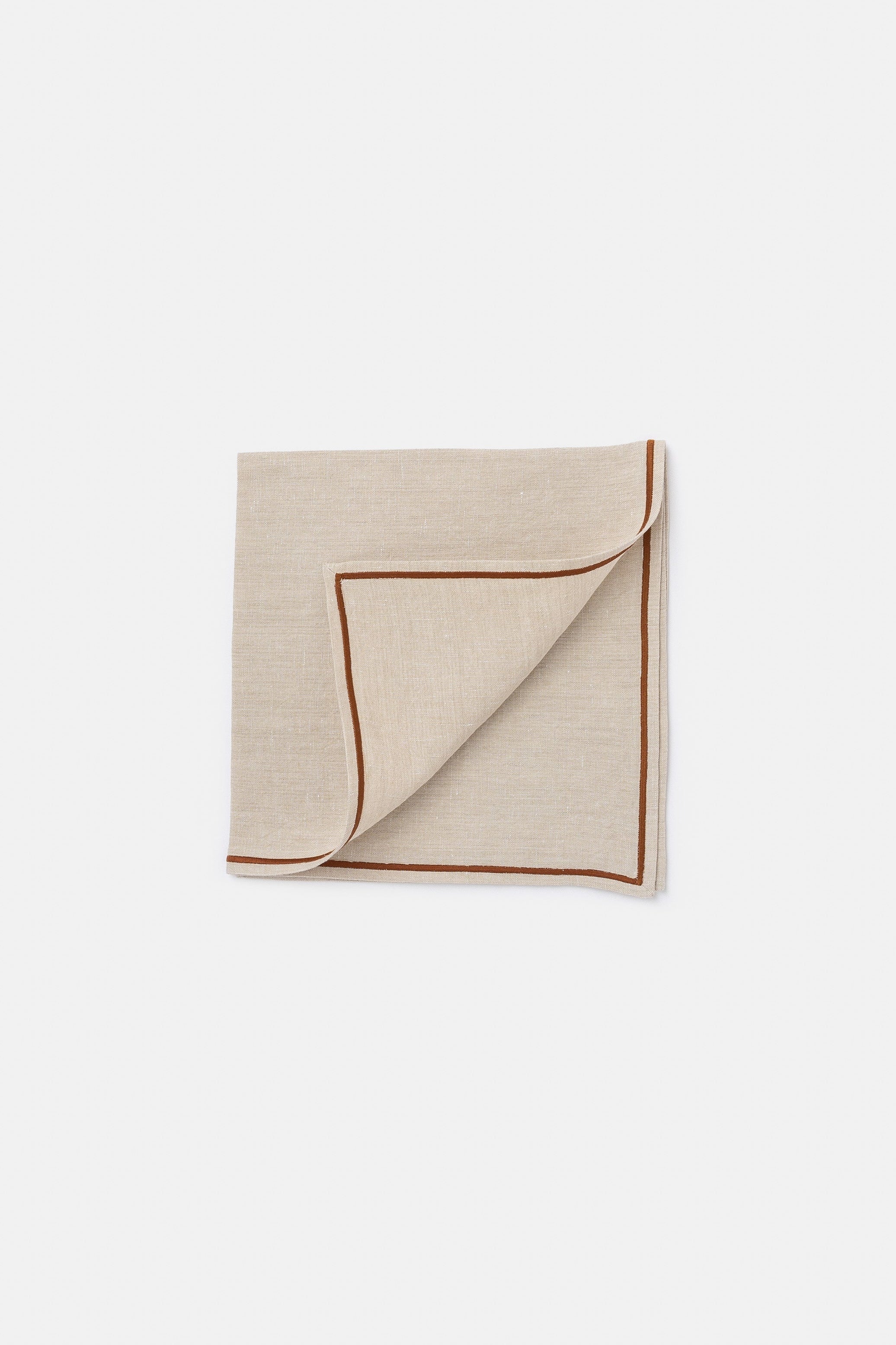 "Lido" napkin in Corda / Pain Brûlé