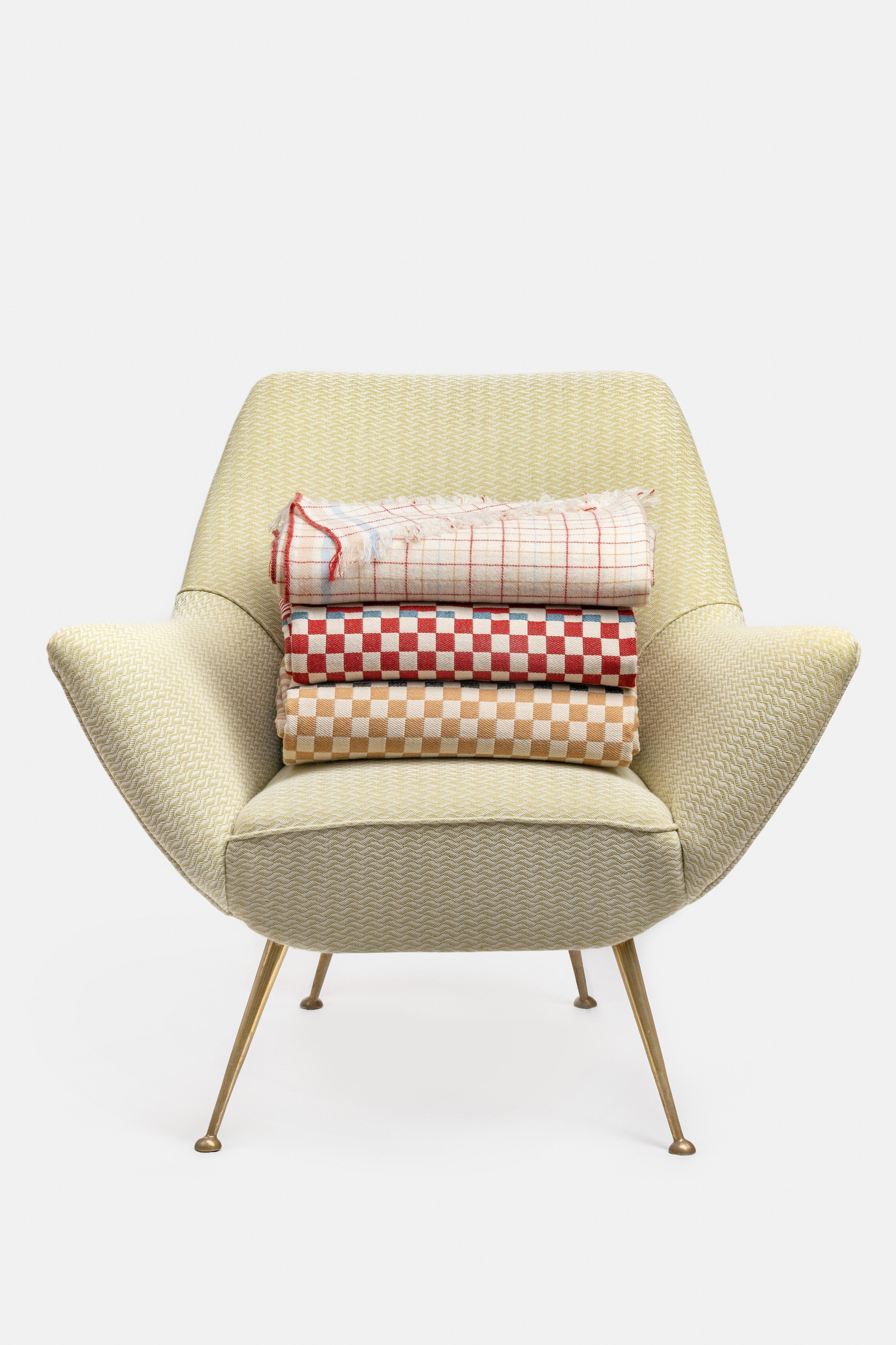 "Nami" double width jacquard linen