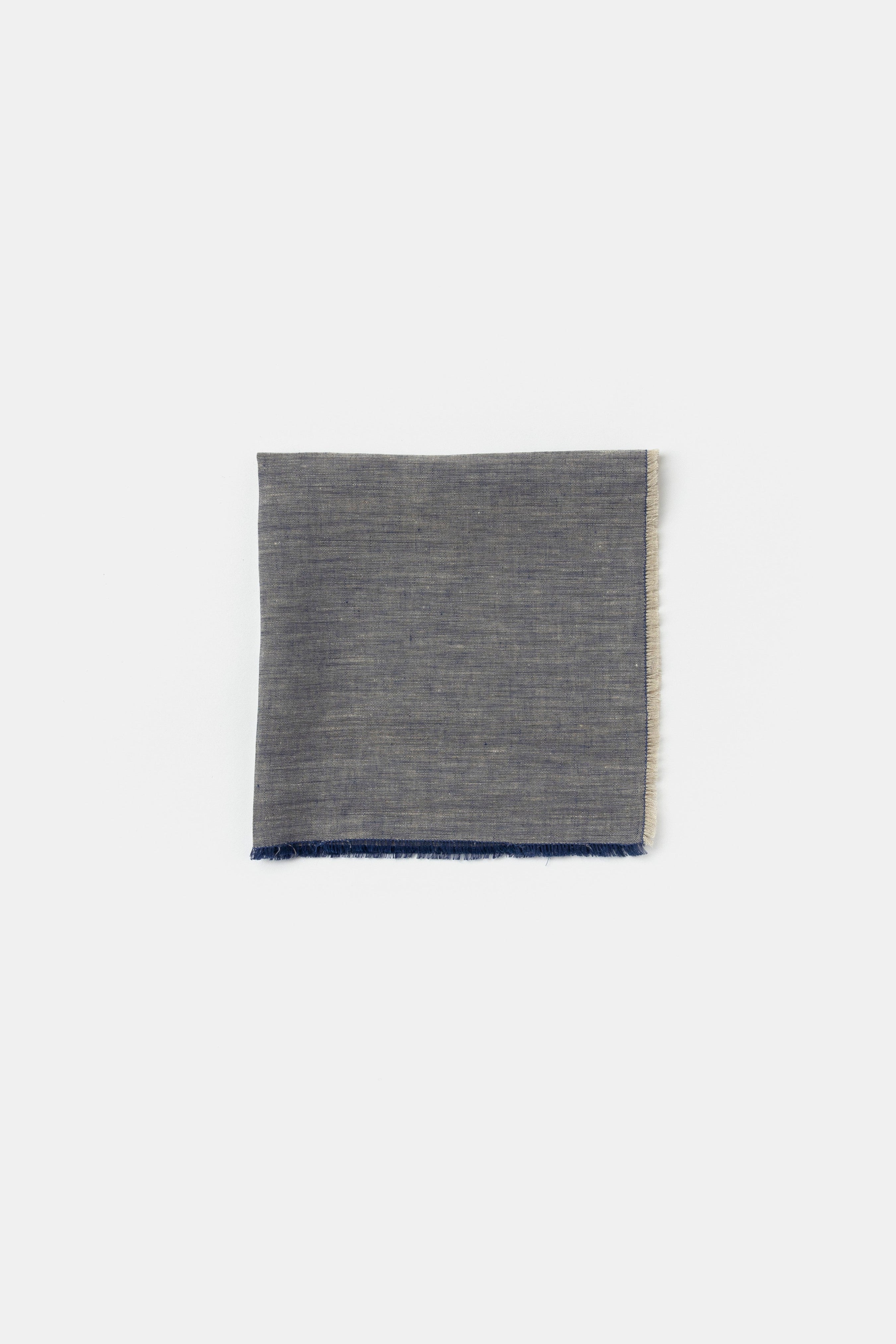 "Portofino" napkin in Bucato Blue