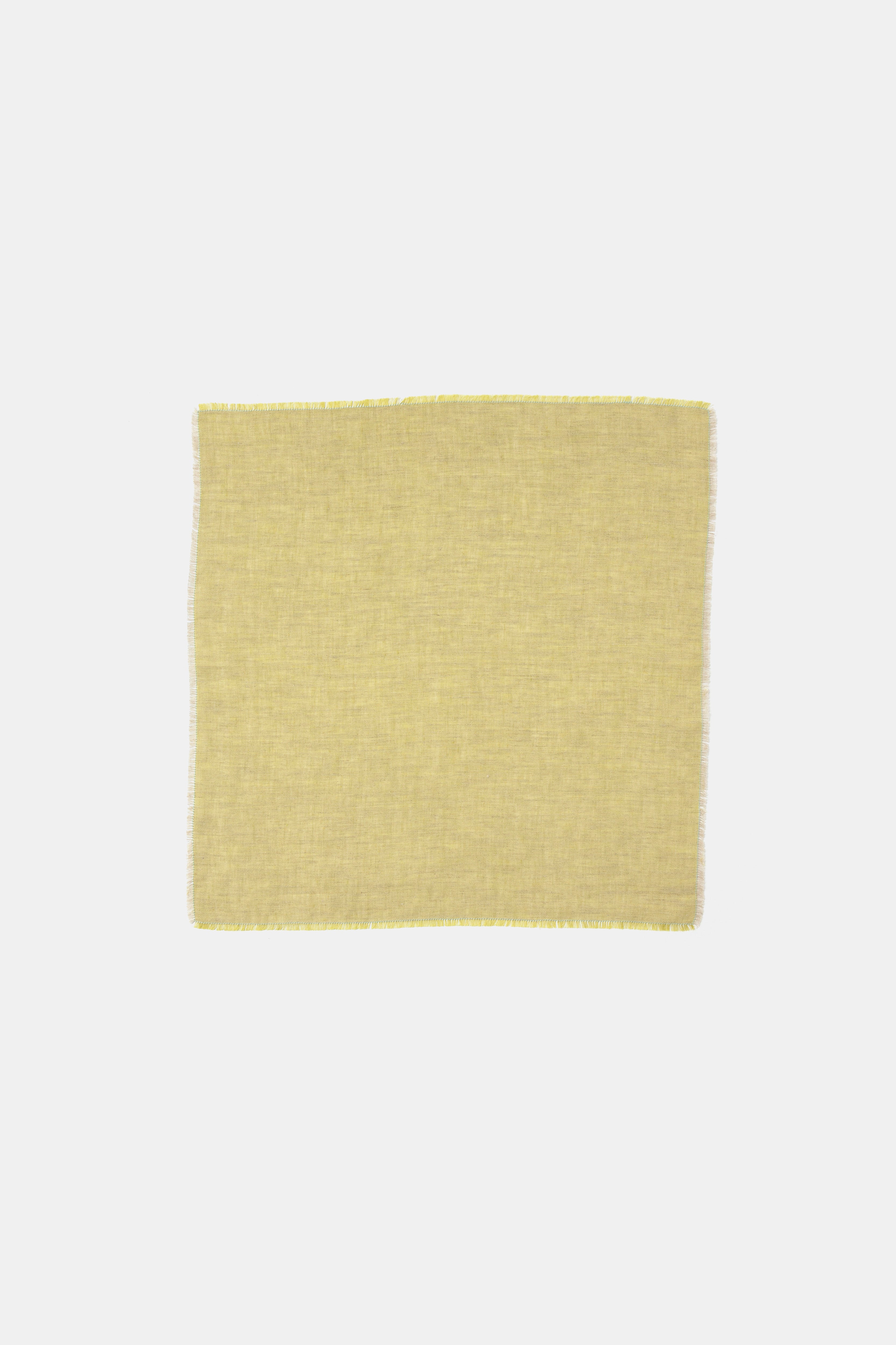 "Portofino" napkin in Senape