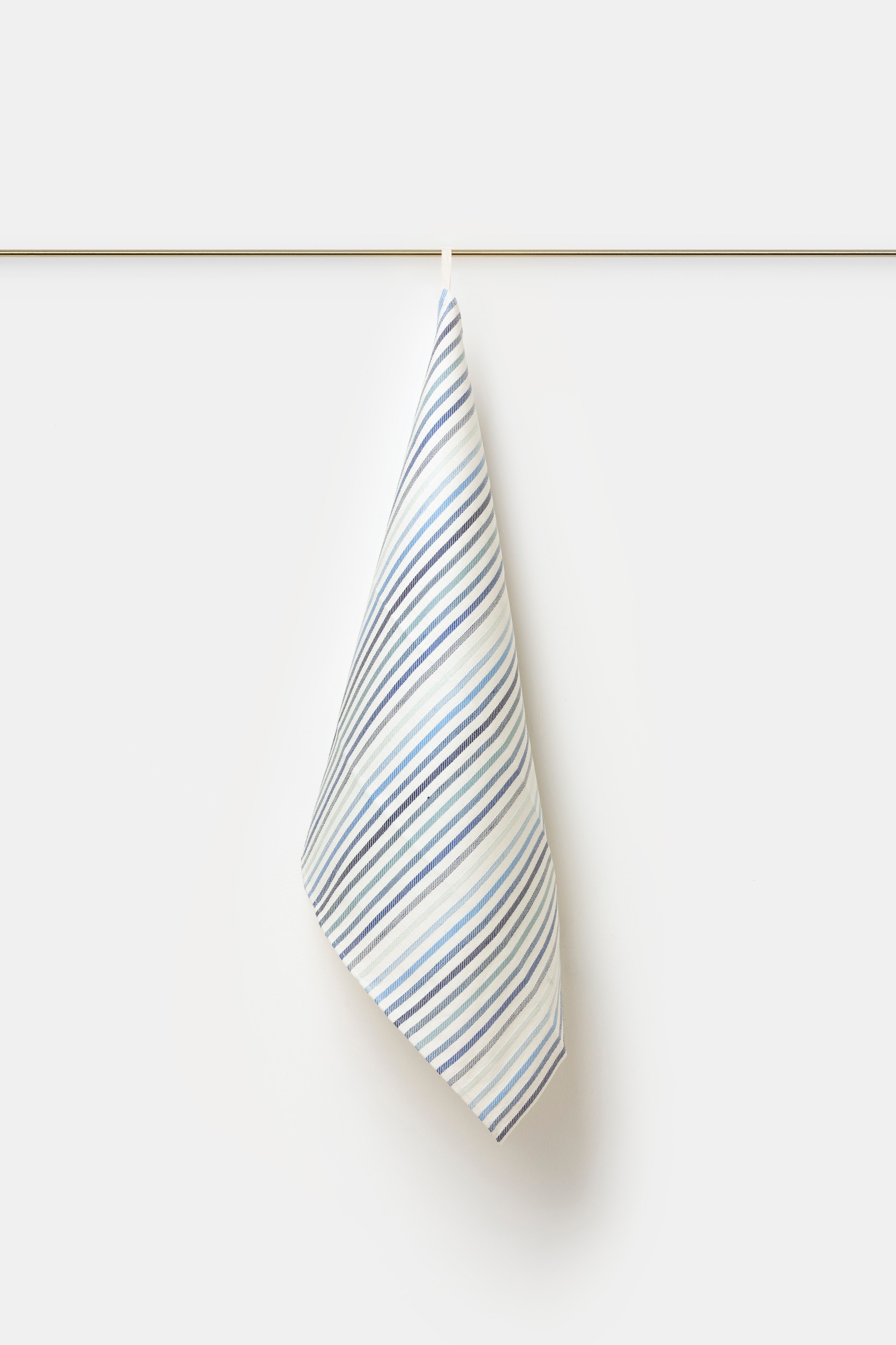"Riga Gabry" tea towel in White / Blue