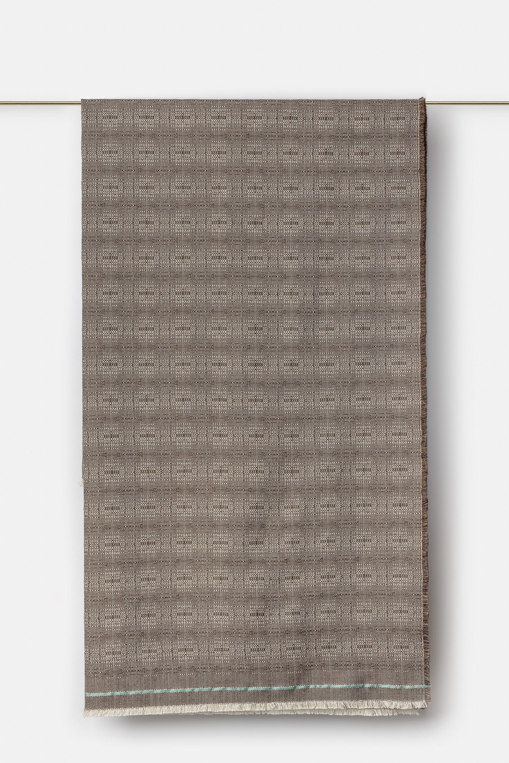 "Kiri" wool throw in Pimento