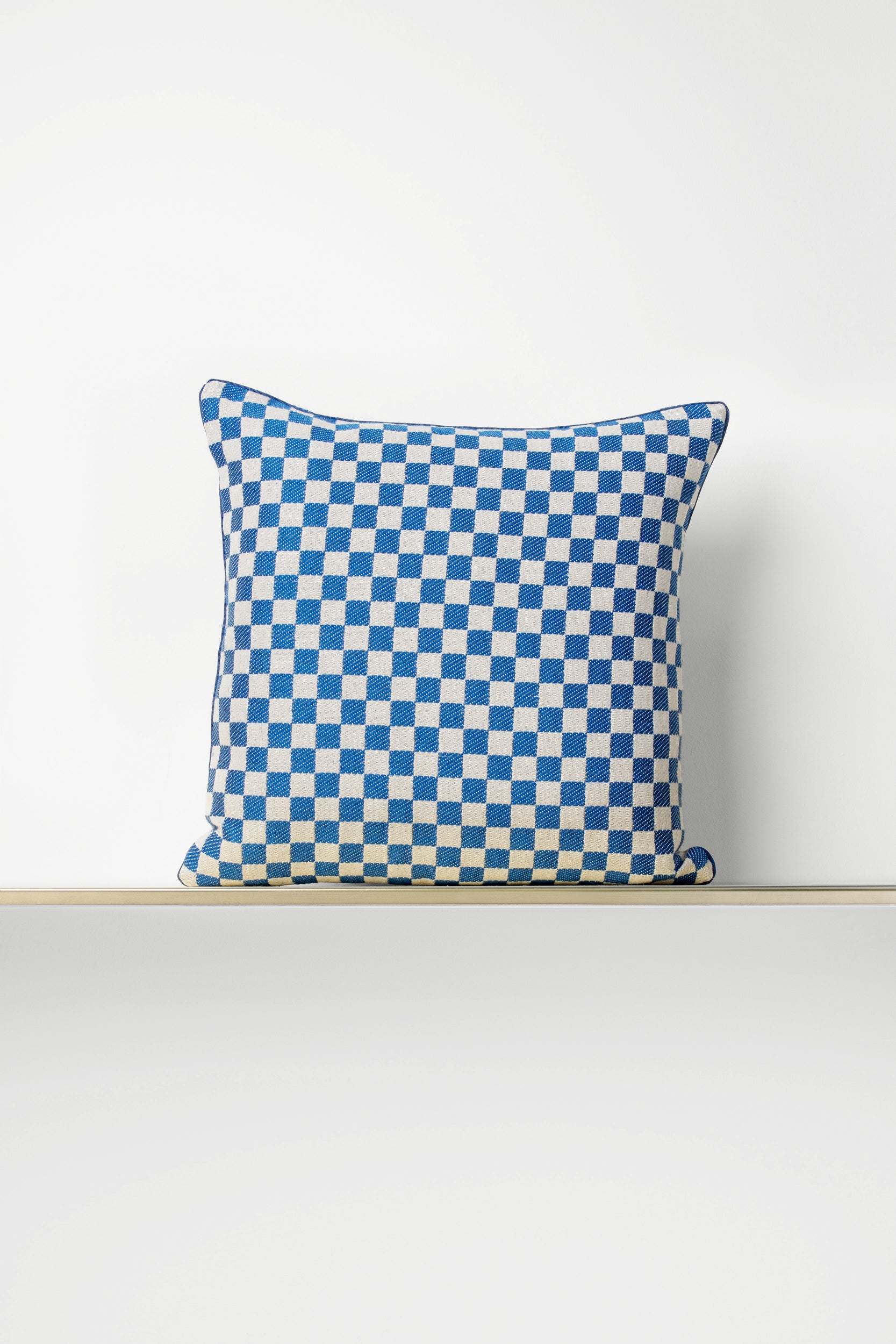 "Maba" square cushion cover in Royal Blue
