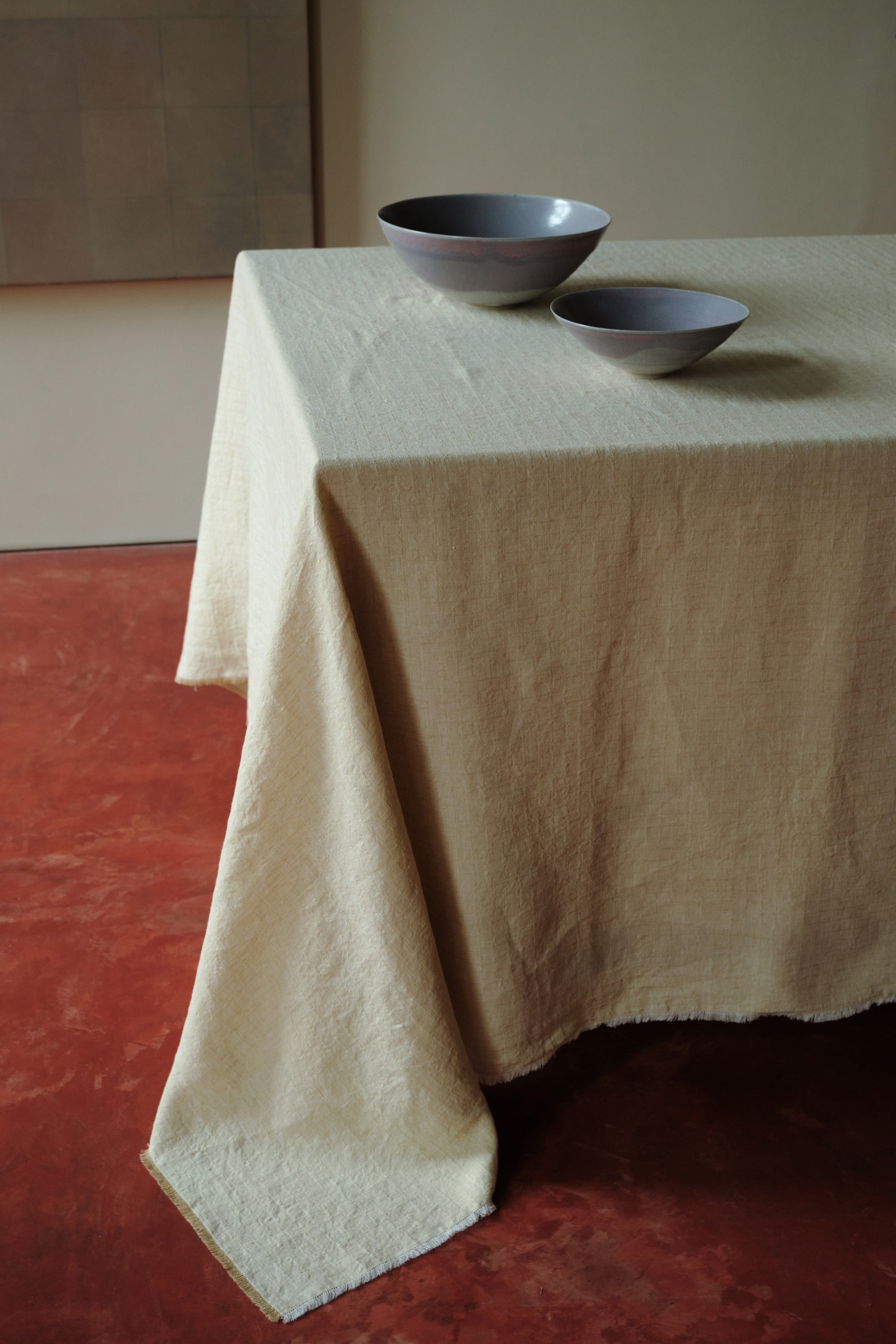 "Galia" tablecloth in Sabbia