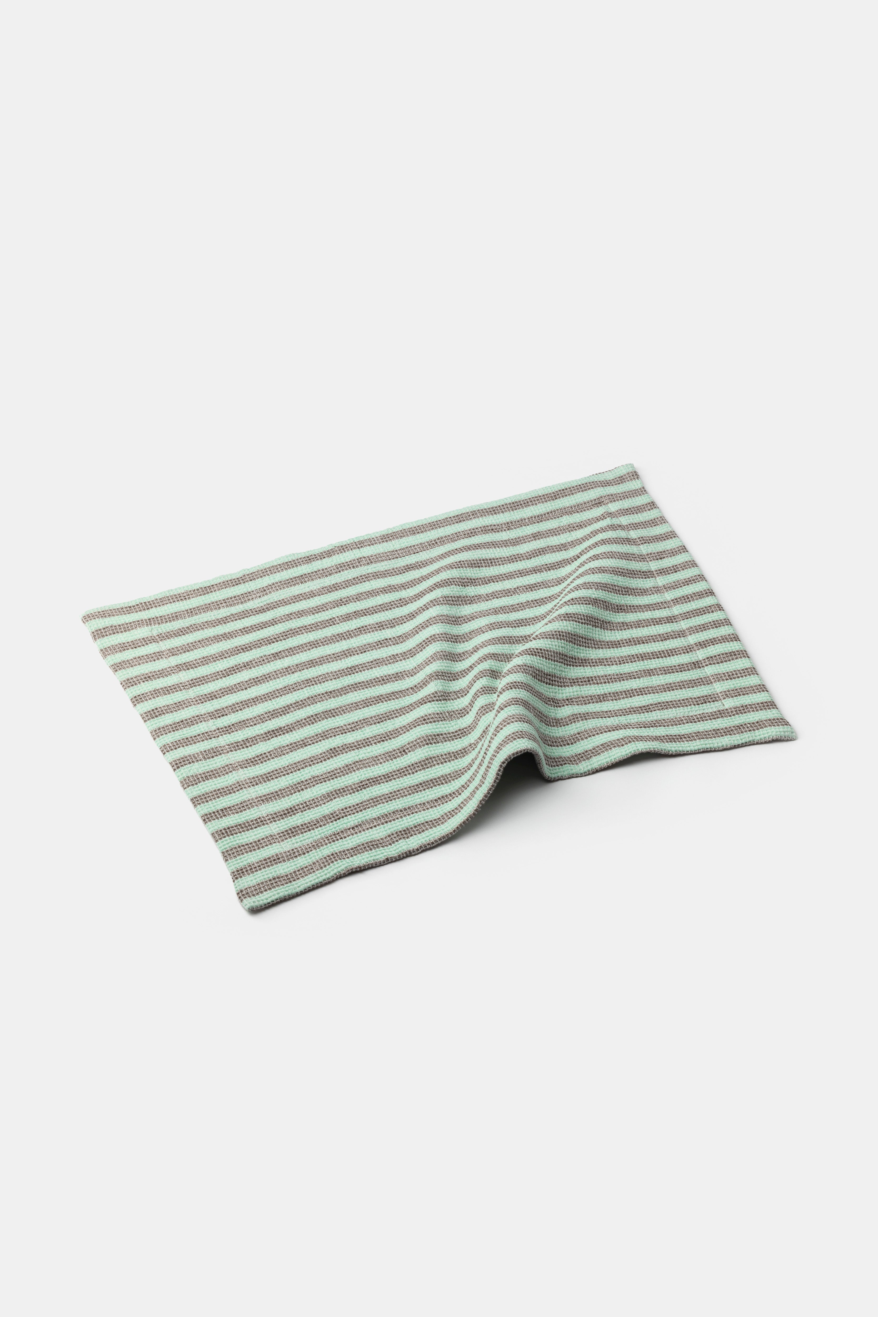 "Montecatini" bath mat in Acquamarina / Brown