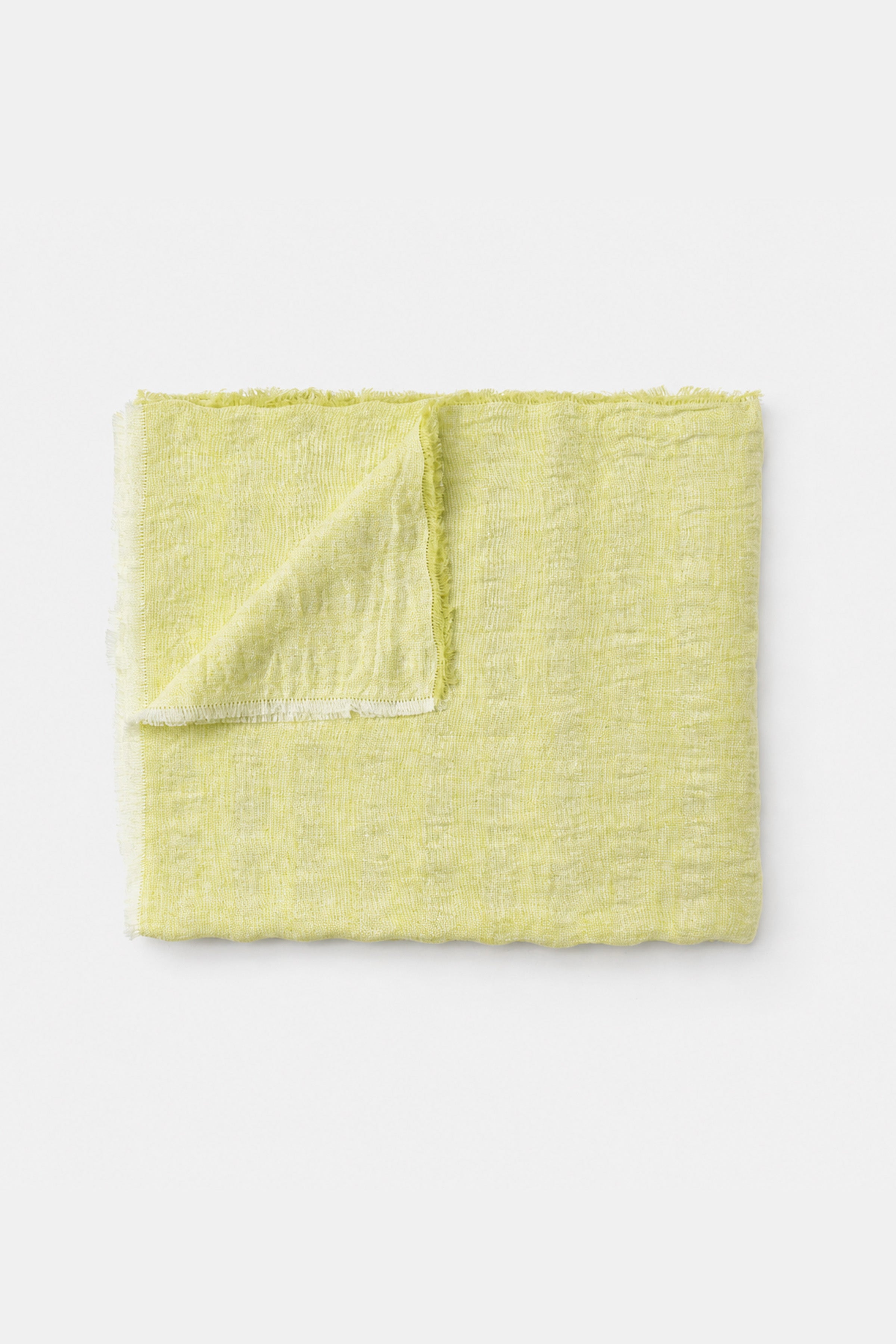 "Flora" tablecloth in Limone