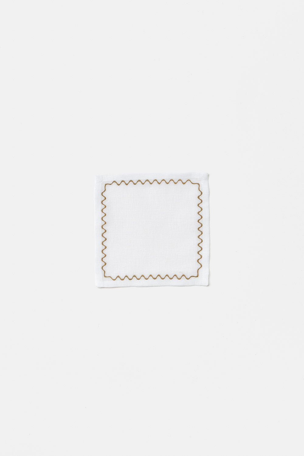 "Onda" cocktail napkin in Bronze