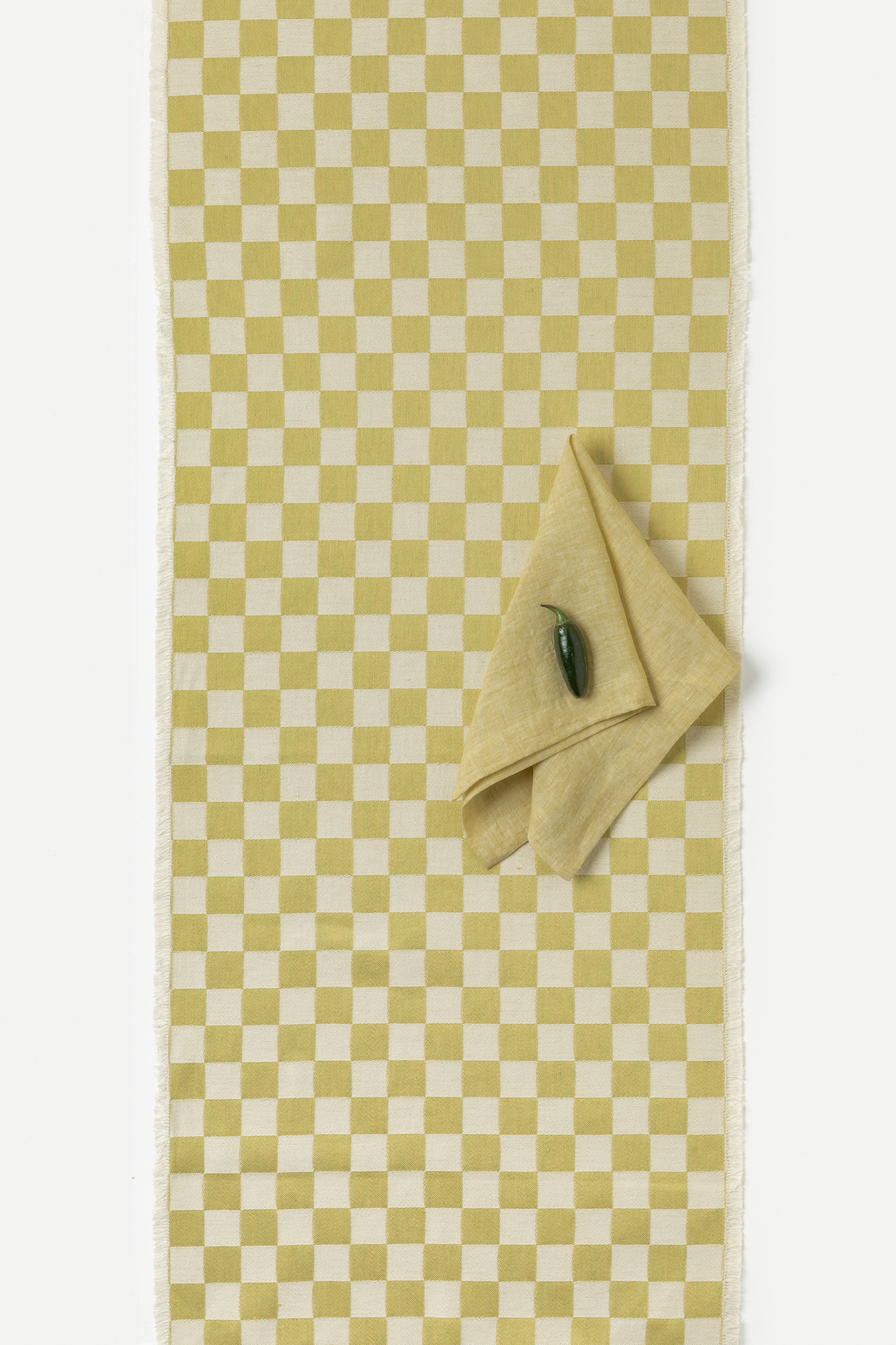 "F74" table runner in Pond