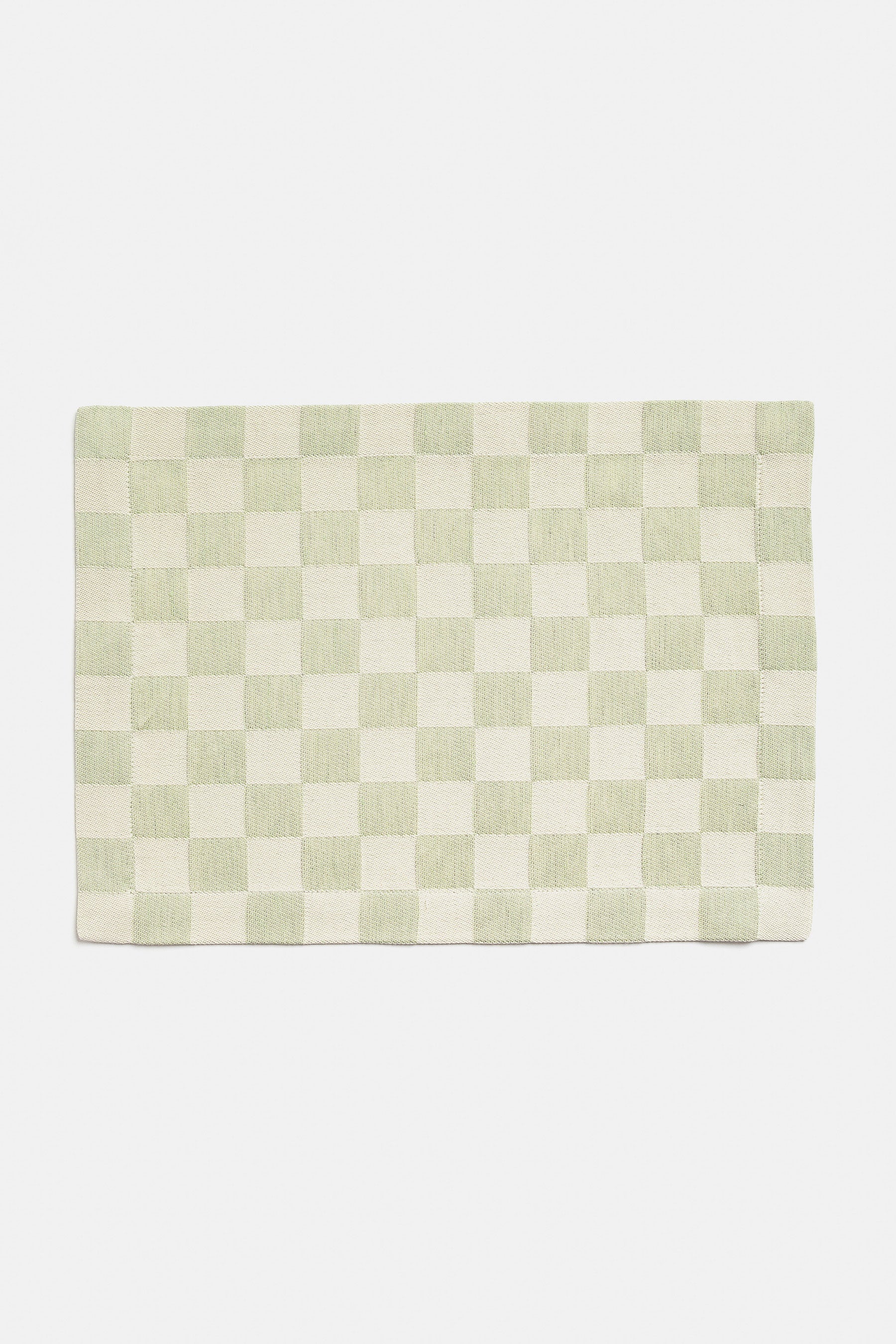 "F74" placemat in Tea Green