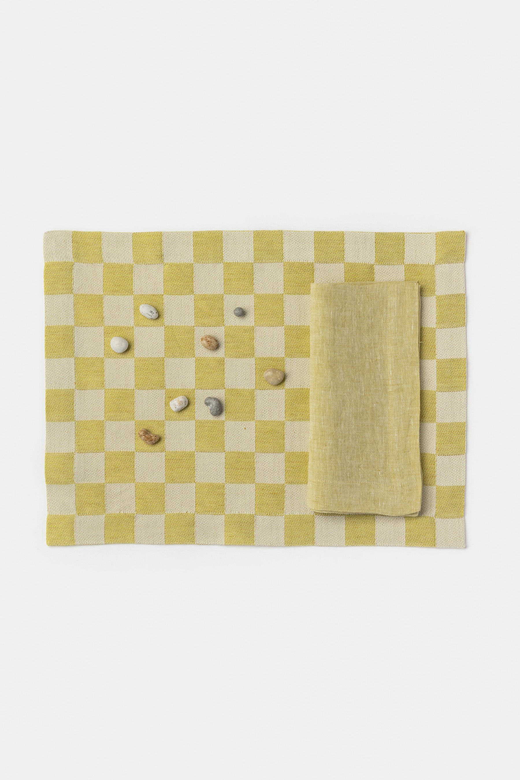 "Persico" napkin in Senape