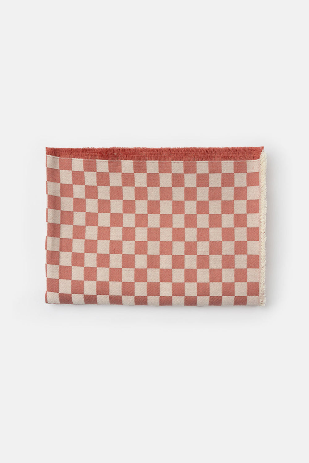 F74 linen and cotton tablecloth in Rubino Pink