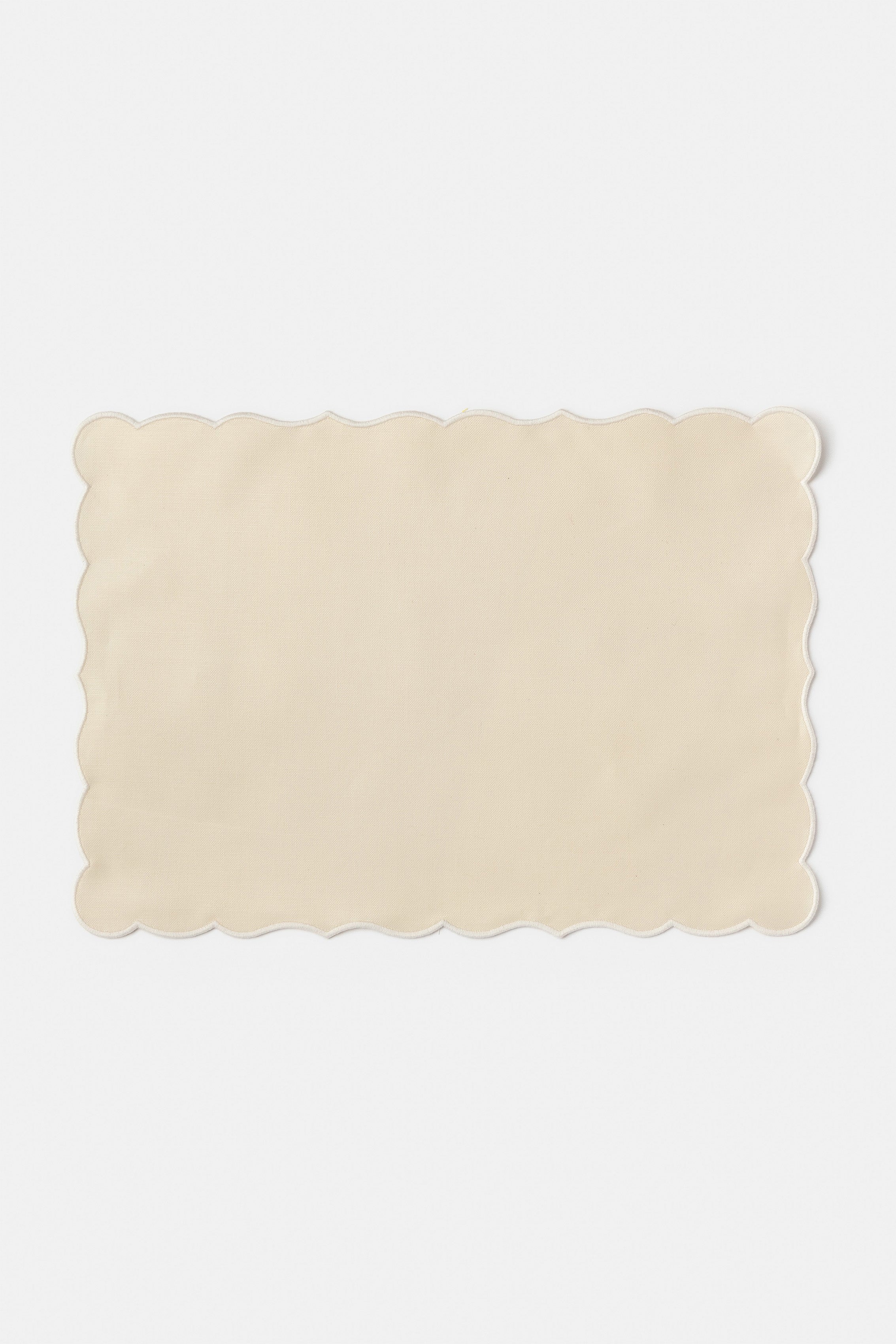 "Lido" placemat in Ivory / Ghiaccio White