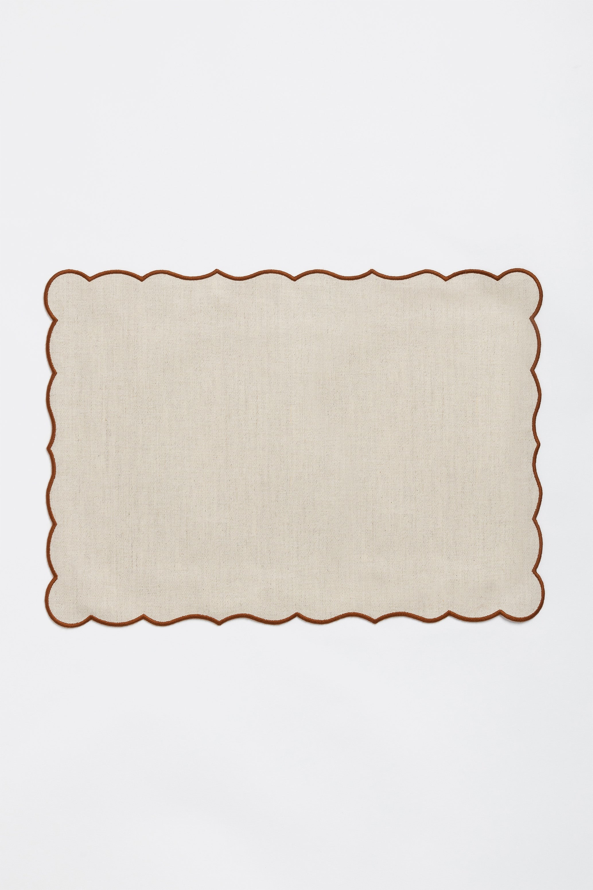 "Lido" placemat in Salt Pepper / Pain Brûlé