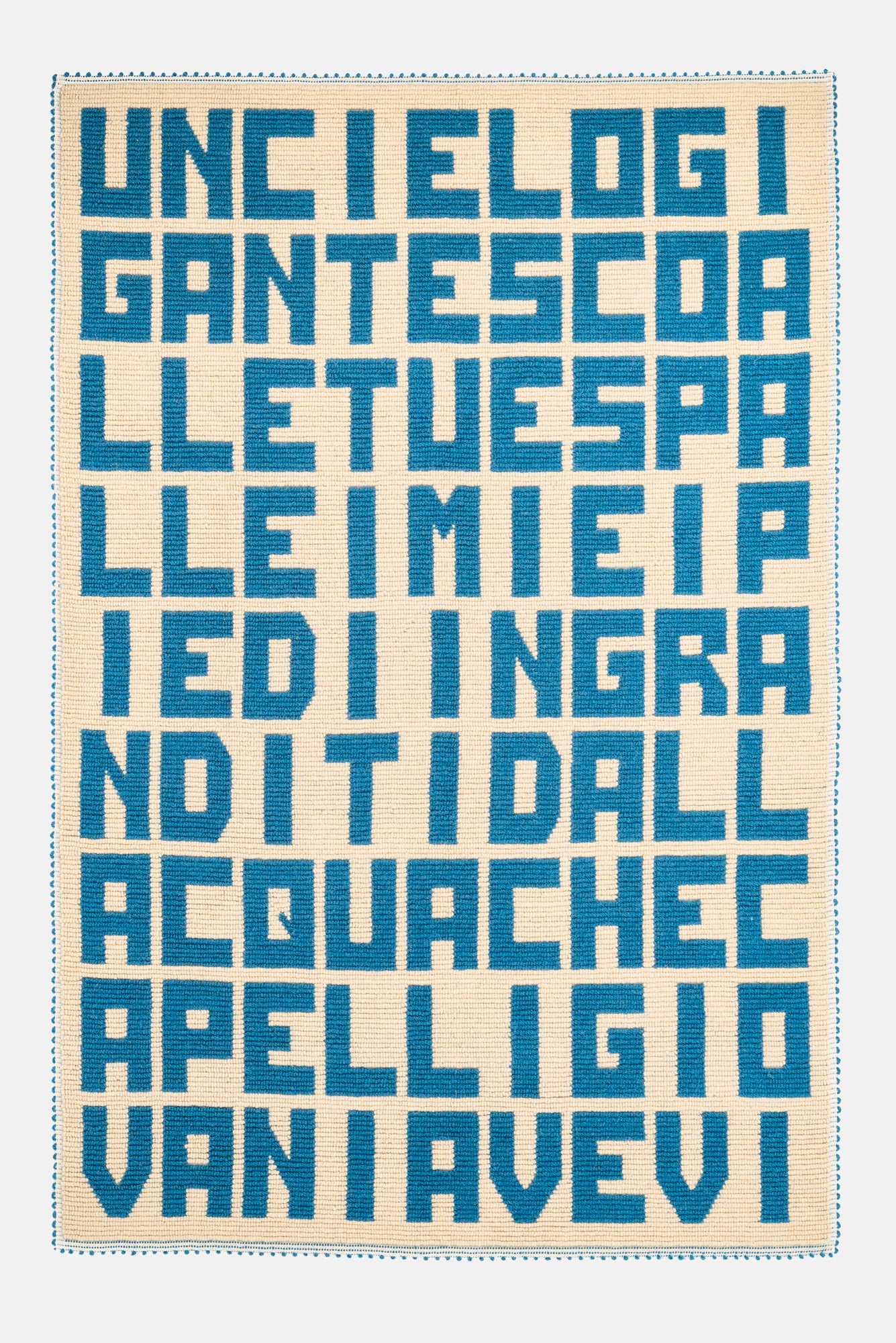 "Lens" woven rug