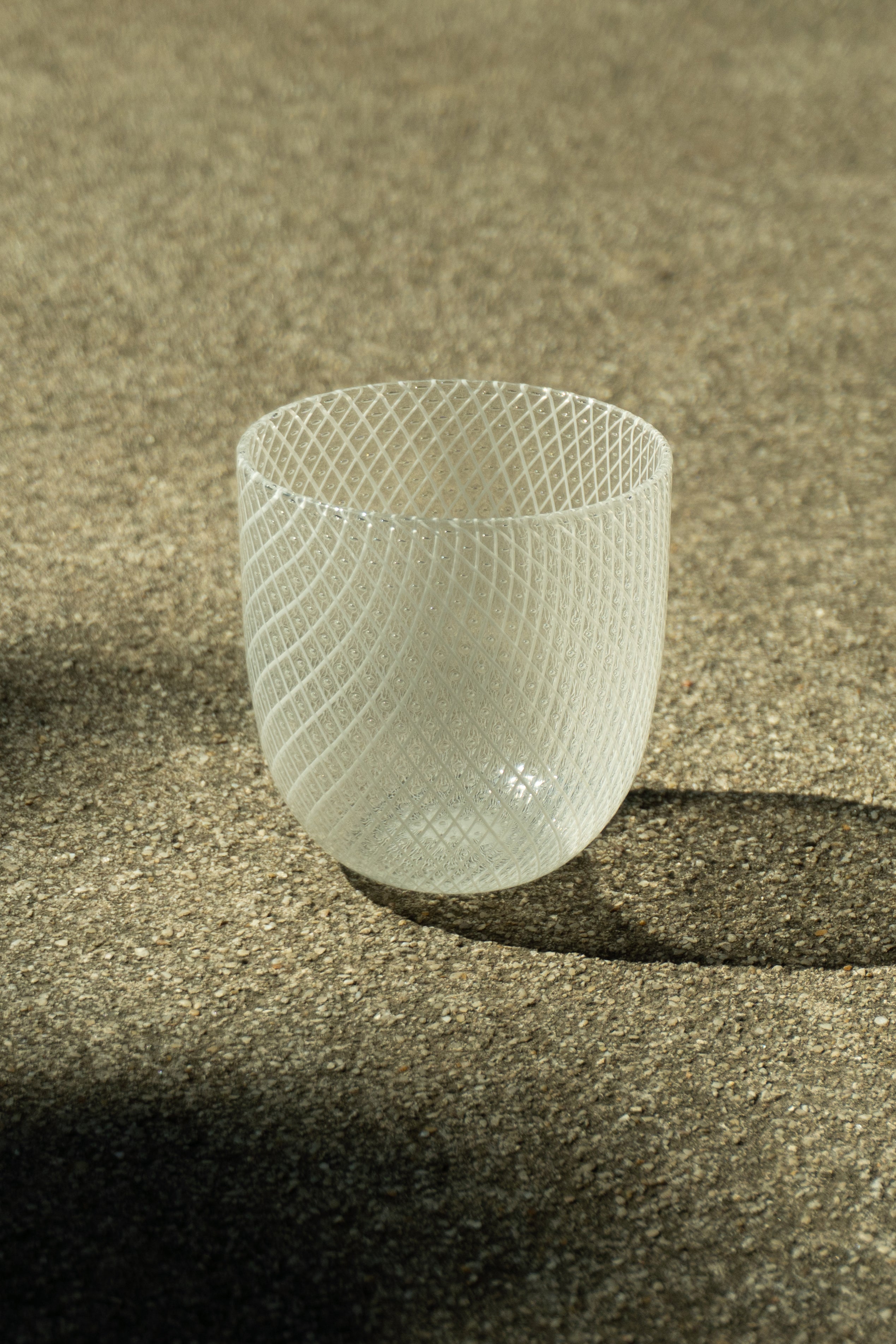 "Reticello" goto glass