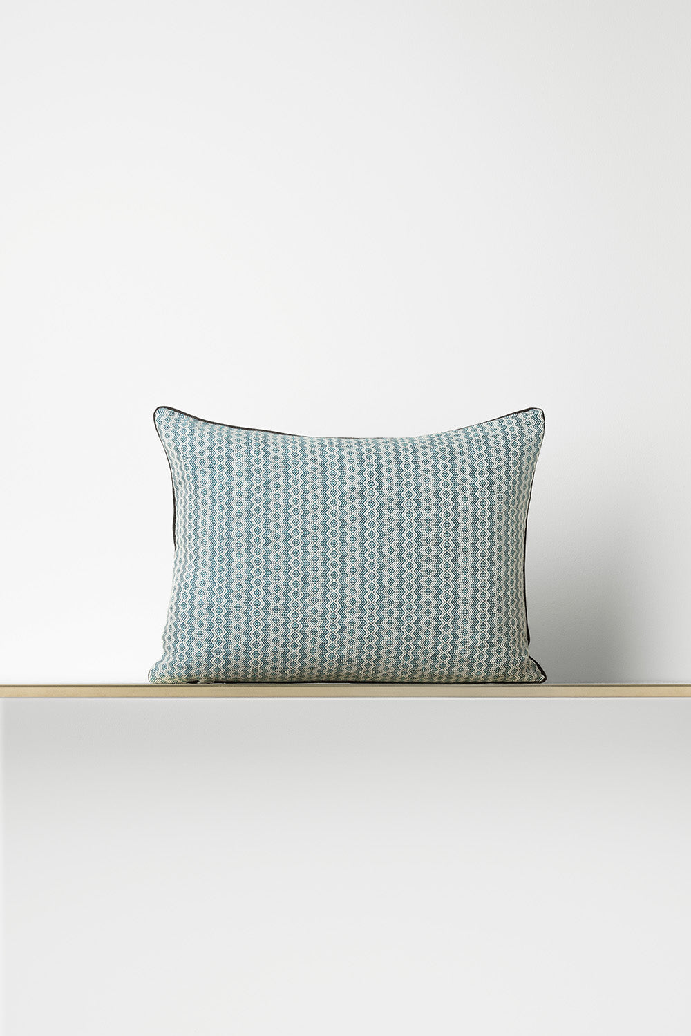 "F14" rectangular cushion cover in Indigo