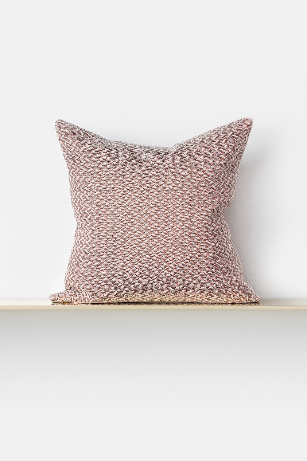 "Nami 1" square cushion cover in Diaspro Orange