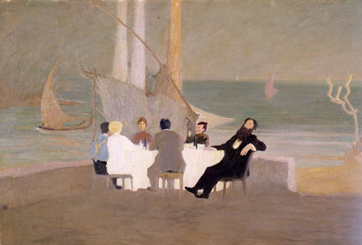 Aldo Carpi, Dopocena 1913, oil on canvas