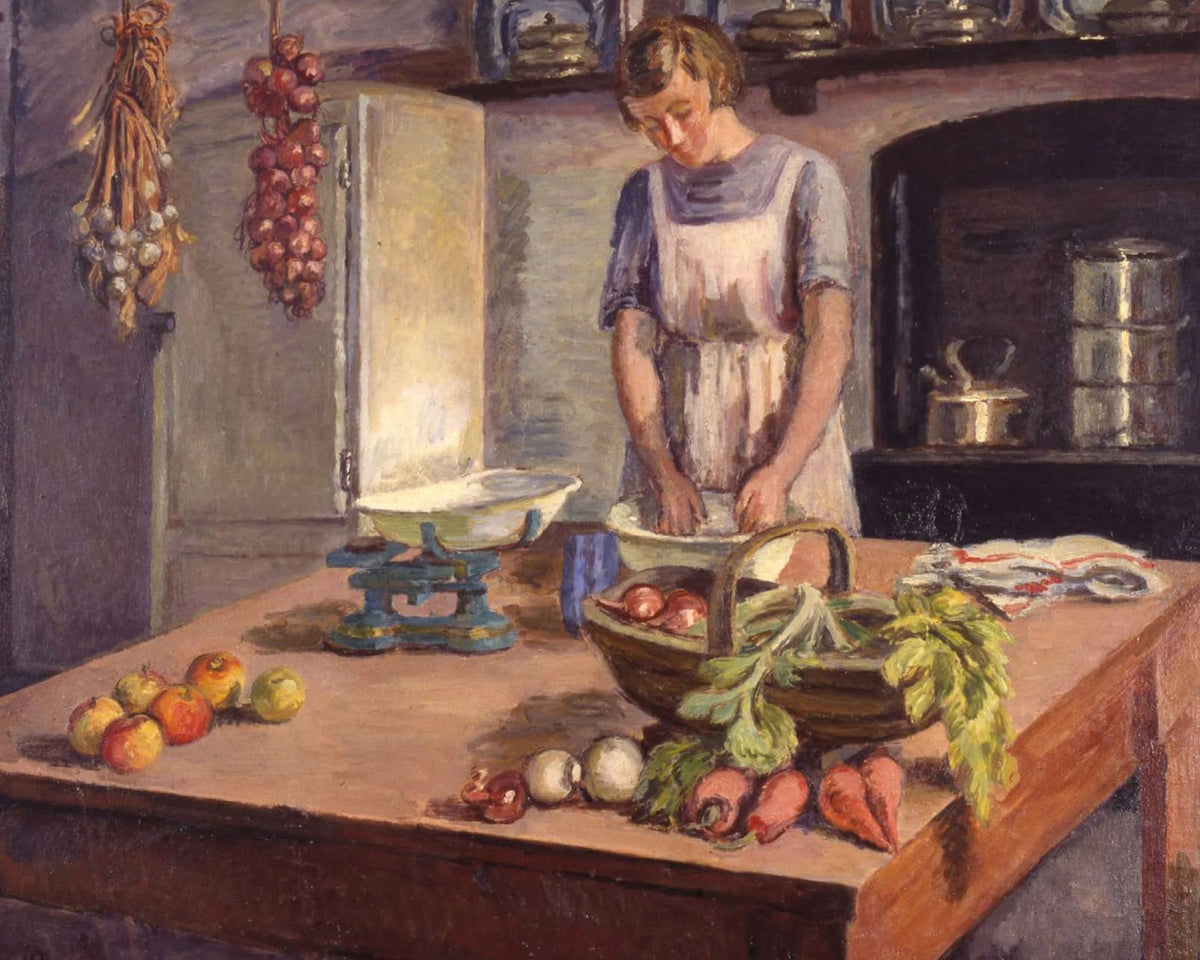 Vanessa Bell, The Kitchen at Charleston. 1943, oil on canvas.