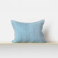 "Intreccio" throw cushion in Teal