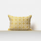 "Aster" throw cushion in Senape