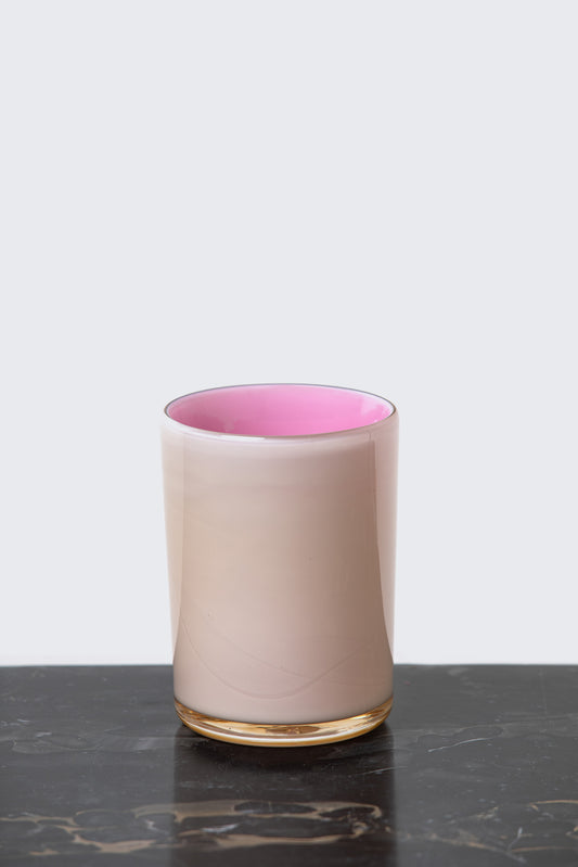 "Diplo" jar in Rubino Chiaro / Fumè