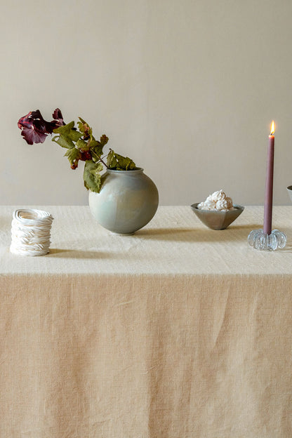 "Galia" tablecloth in Sabbia