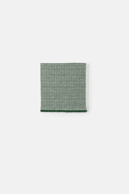 "Galia" napkin in Racing Green