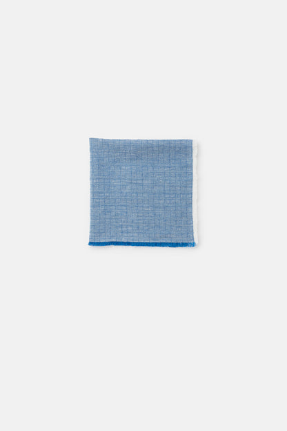 "Galia" napkin in Zaffiro Blue