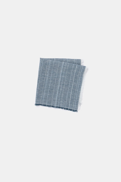 "Greta" napkin in Orion Blue