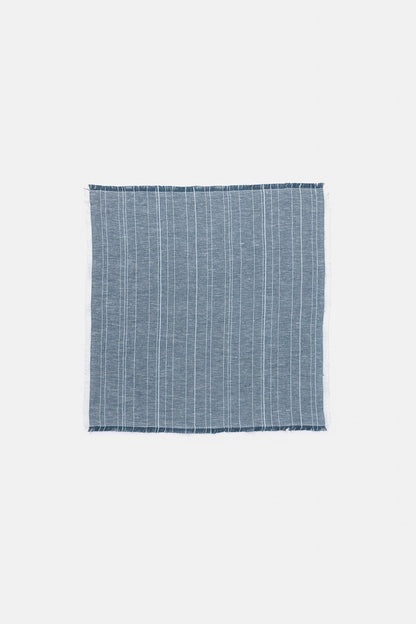 "Greta" napkin in Orion Blue