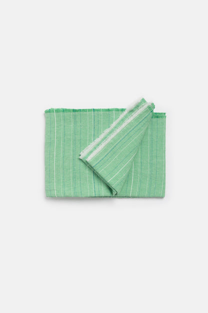 "Greta" tablecloth in Erba Green