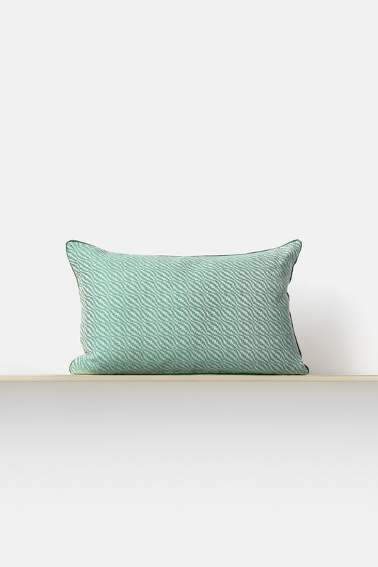 "Lale 11" cushion in Verde Viridiano
