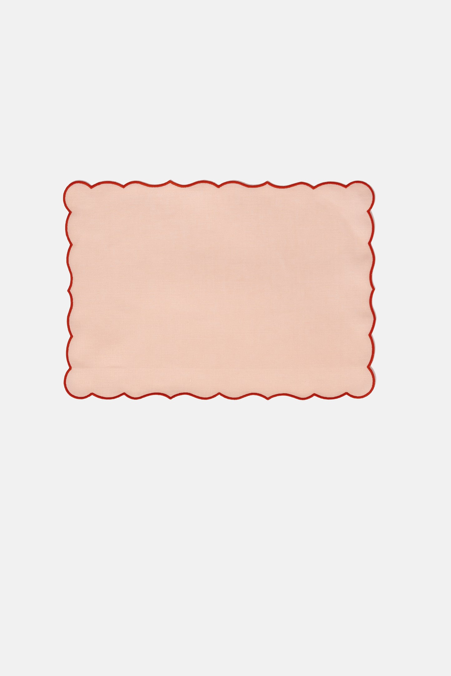 "Lido" placemat in Pink / Red