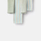 "Elettra" towels in Acqua