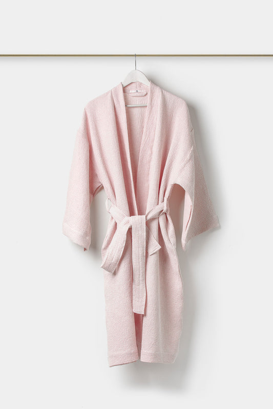 "Montecatini" bathrobe in Poudre