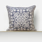 "Palermo" cushion in Eclisse Blue