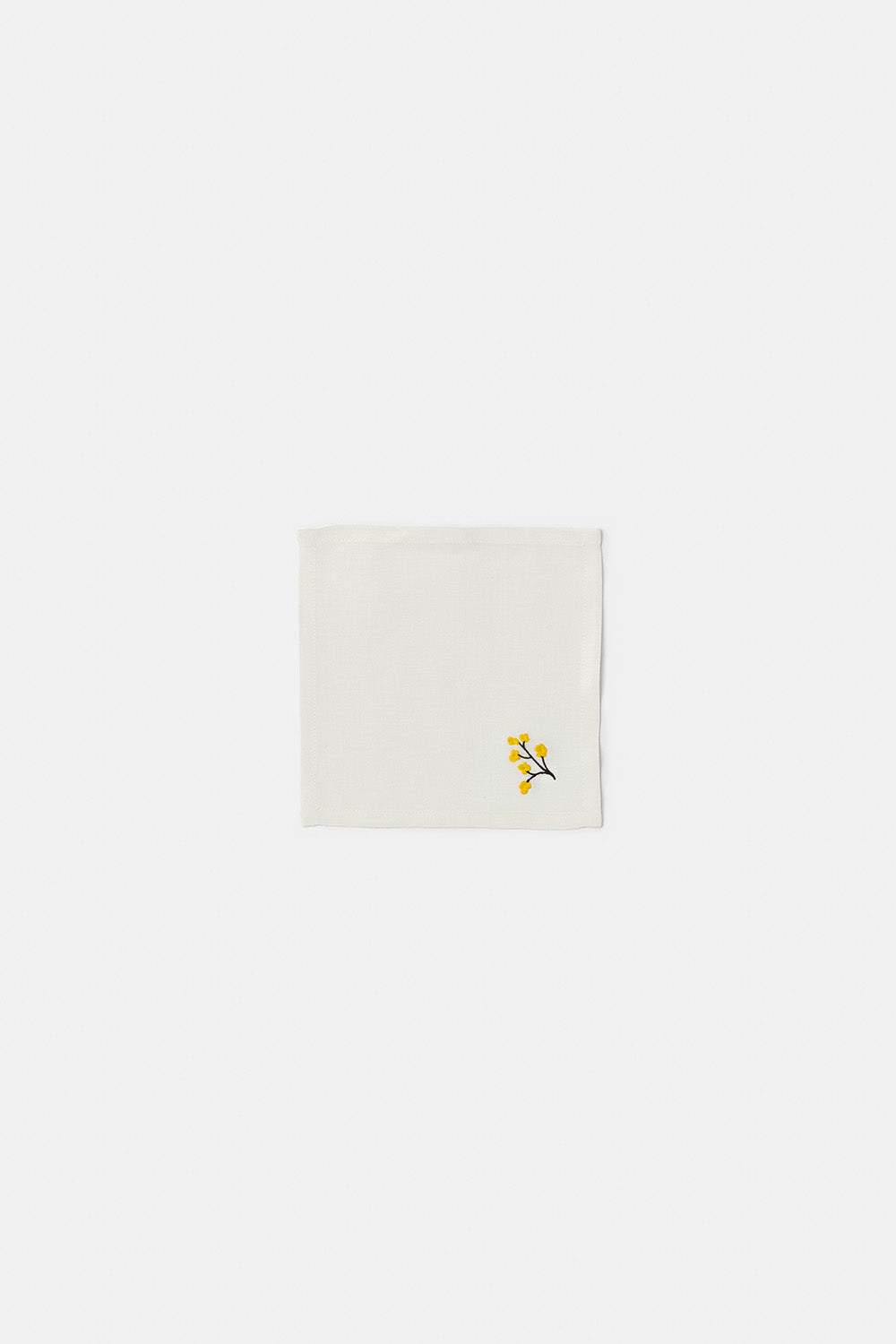 "Pericle" cocktail napkin in Yellow