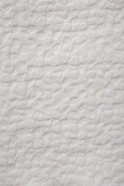 "Goccia" napkin in Optical White