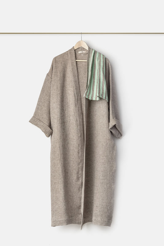 "Montecatini" bathrobe in Brown